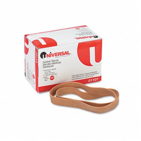 UNIVERSAL Universal 01107 Rubber Bands- Size 107- 7 x 5/8- 40 Bands/1lb Pack 1107